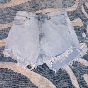 Distressed Mom Shorts